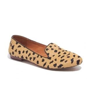 Madewell Teddy Calf Hair Leopard Animal Print Loafer Size 7.5